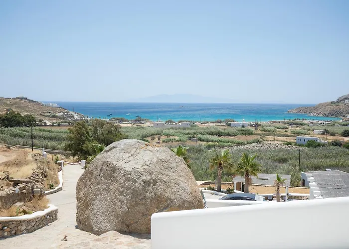 Mykonos Stone Villa Kalo Livadi Sea View *
