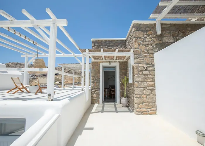 Mykonos Stone Villa Kalo Livadi Sea View * Kalo Livadi