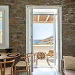 Nyaraló Mykonos Stone Villa Kalo Livadi Sea View *