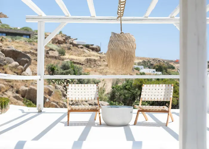 Mykonos Stone Villa Kalo Livadi Sea View Kalo Livadi