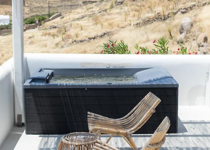 Mykonos Stone Villa Kalo Livadi Sea View Ferienhaus Kalo Livadi