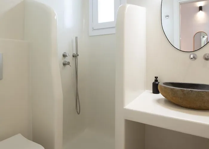 Ferienhaus Mykonos Stone Villa Kalo Livadi Sea View